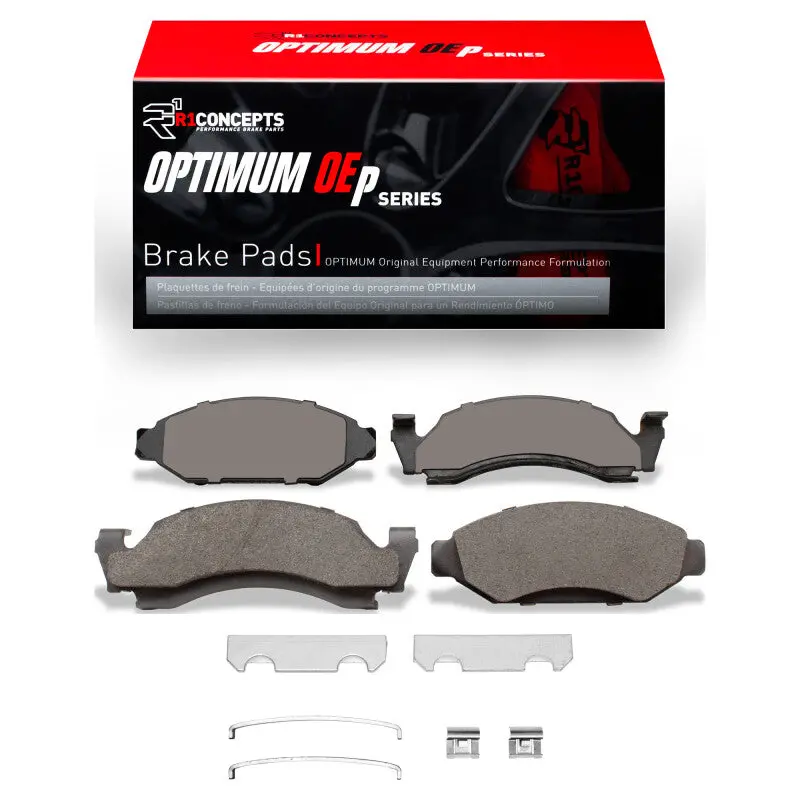 R1 73-85 Ford F-250 2Wd (Excl Super Duty) Front Optimum Oe Pads & Hardware Kit 1