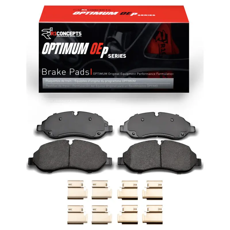 R1 15-25 Ford Transit-150 Front Optimum Oe Pads & Hardware Kit 1