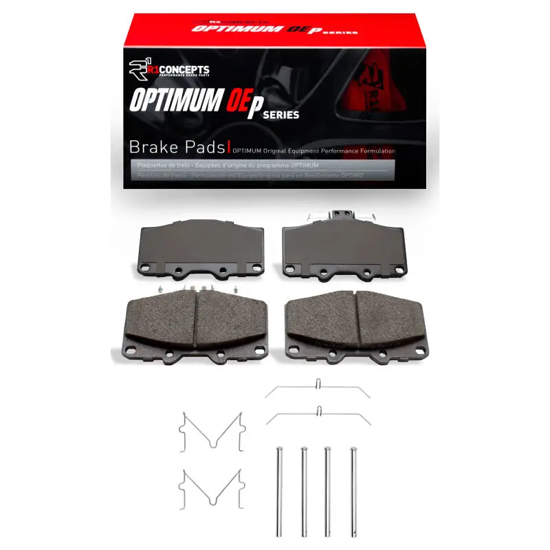 R1 1988-1995 Toyota 4Runner Front R1 Optimum Oe Pads & Hardware Kit 1