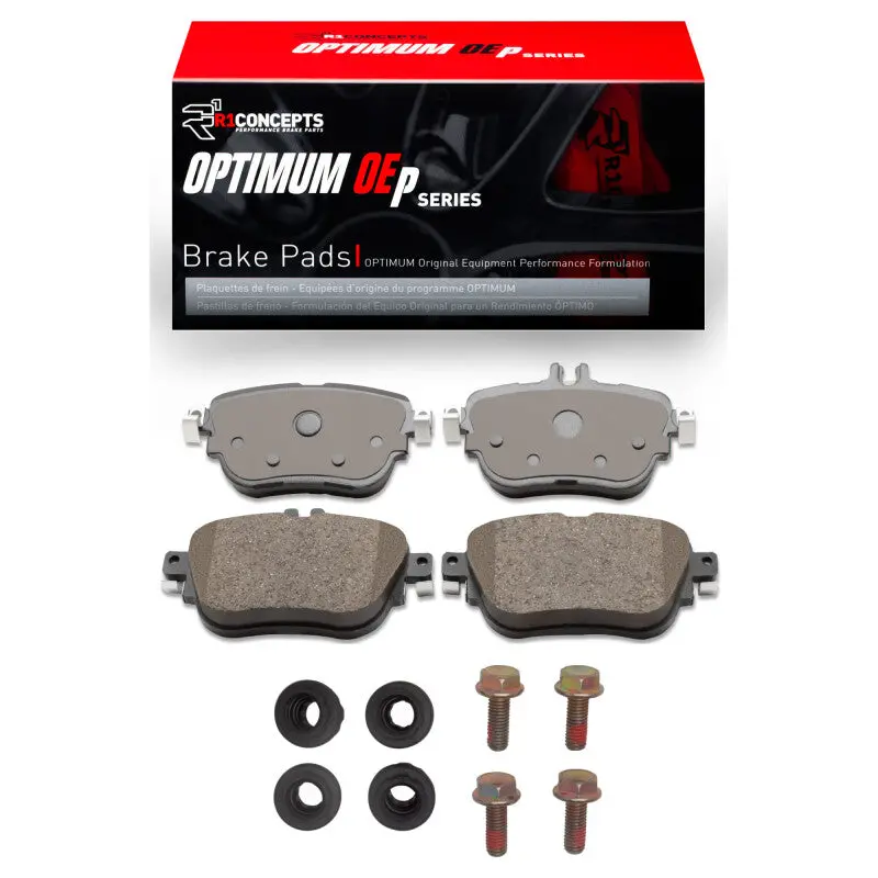 R1 20-23 Mercedes-Benz E350 Rear Optimum Oe Pads & Hardware Kit 1