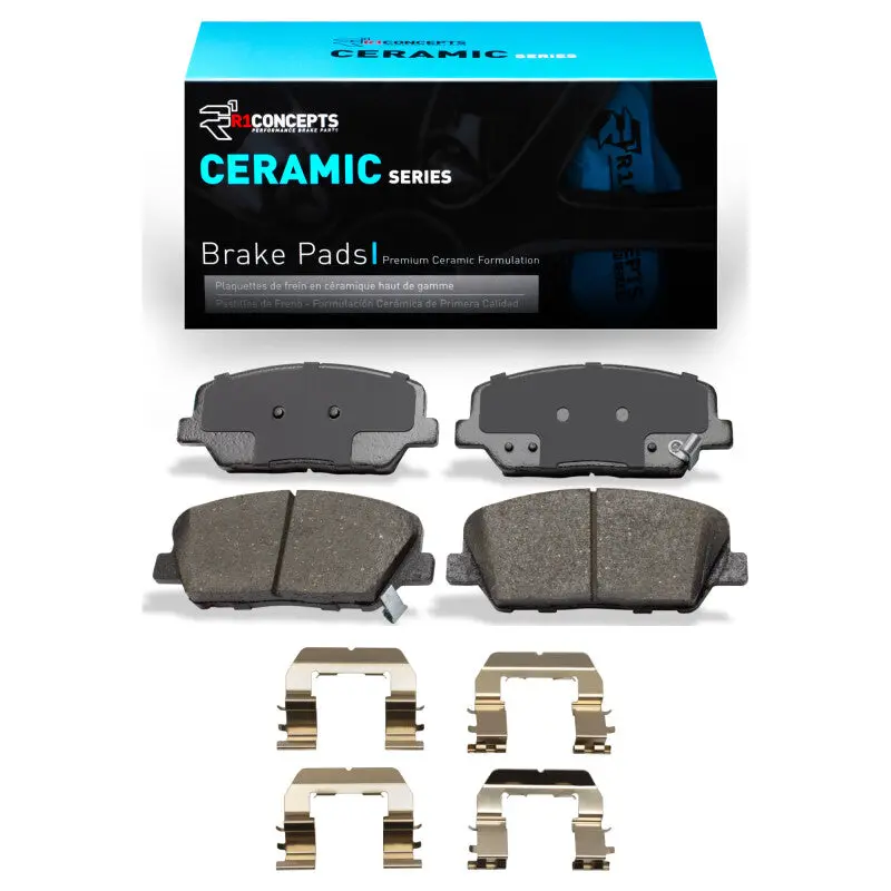 R1 2010-2016 Hyundai Genesis Coupe Front R1 Ceramic Pads & Hardware Kit 1