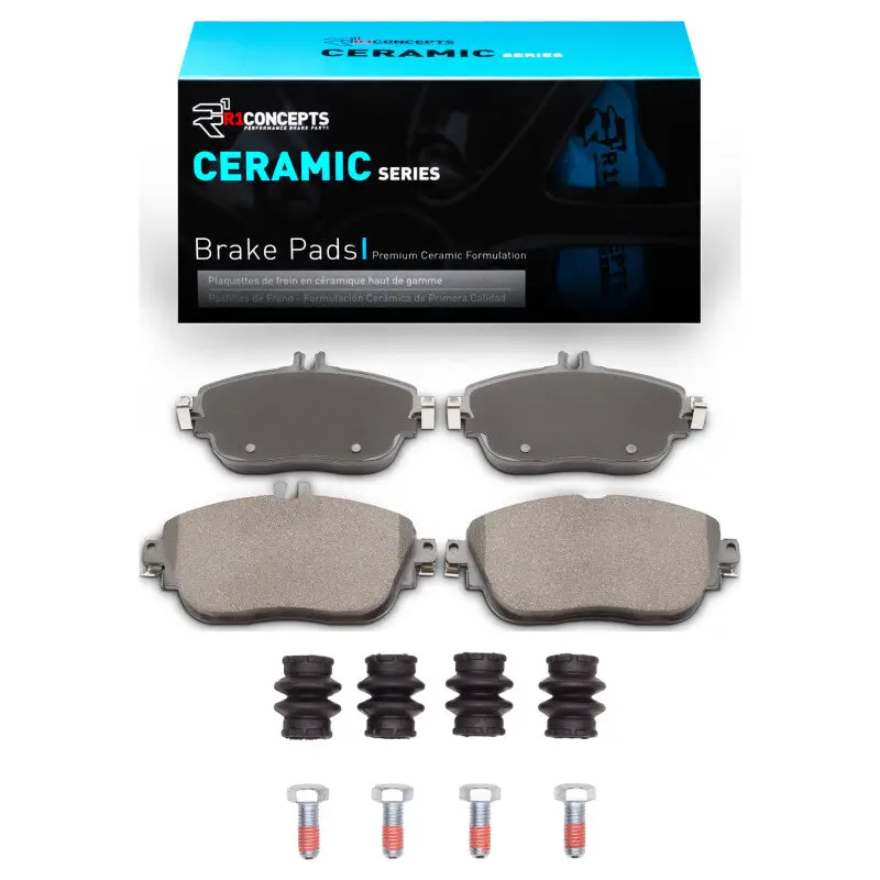 R1 12-20 Infiniti Qx30 Front Ceramic Pads & Hardware Kit 1