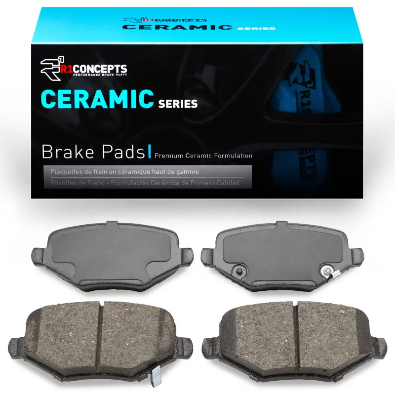 R1 09-16 Chrysler Town & Country Rear R1 Ceramic Brake Pads 1
