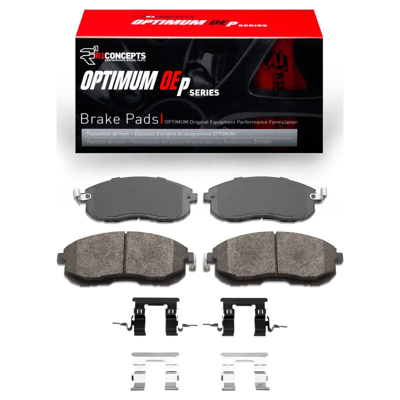 R1 03-05 Infiniti G35 Front Optimum Oe Pads & Hardware Kit 1