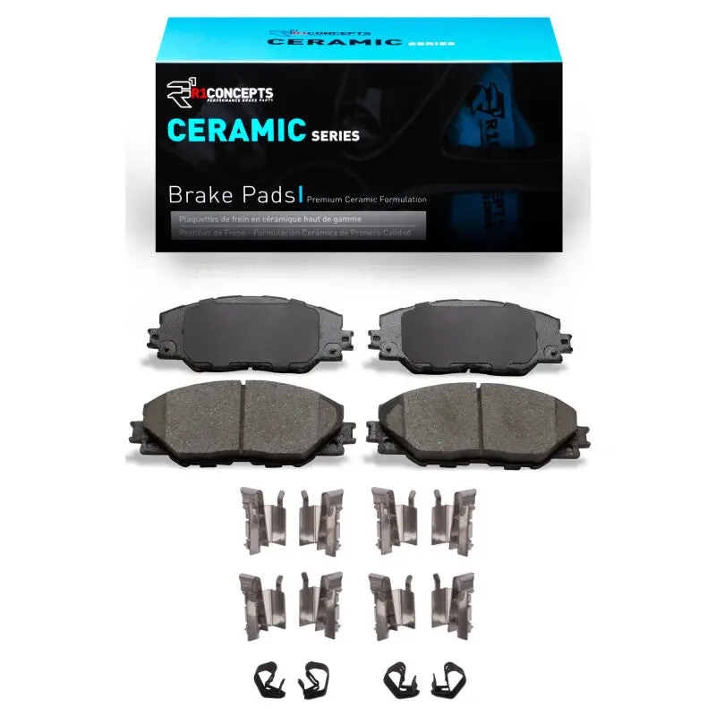 R1 2006-2020 Pontiac Vibe Front R1 Ceramic Pads & Hardware Kit 1