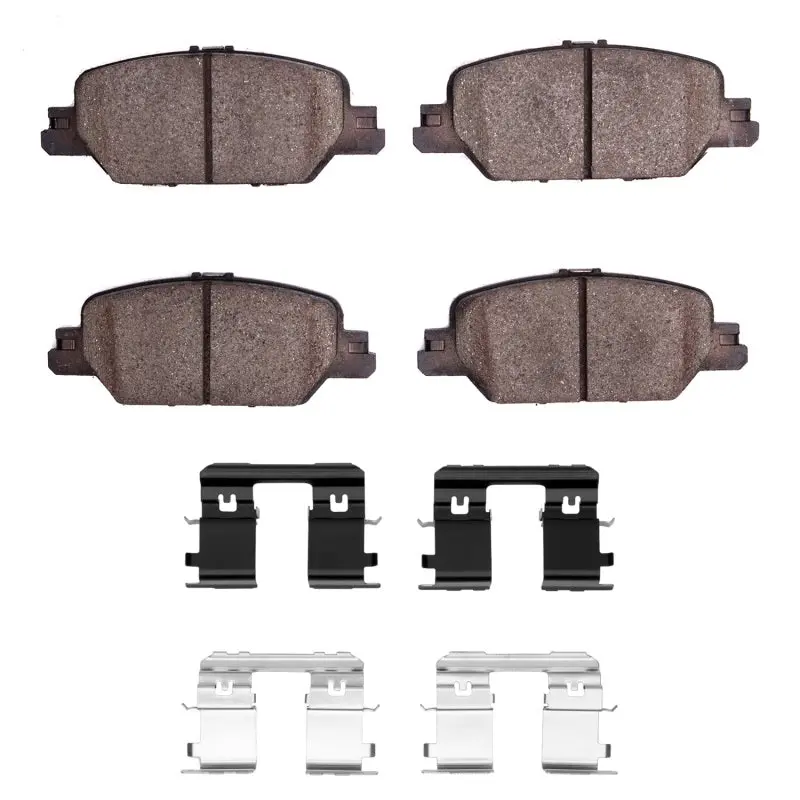 R1 2017-2025 Honda Cr-V Rear R1 Ceramic Pads & Hardware Kit 1