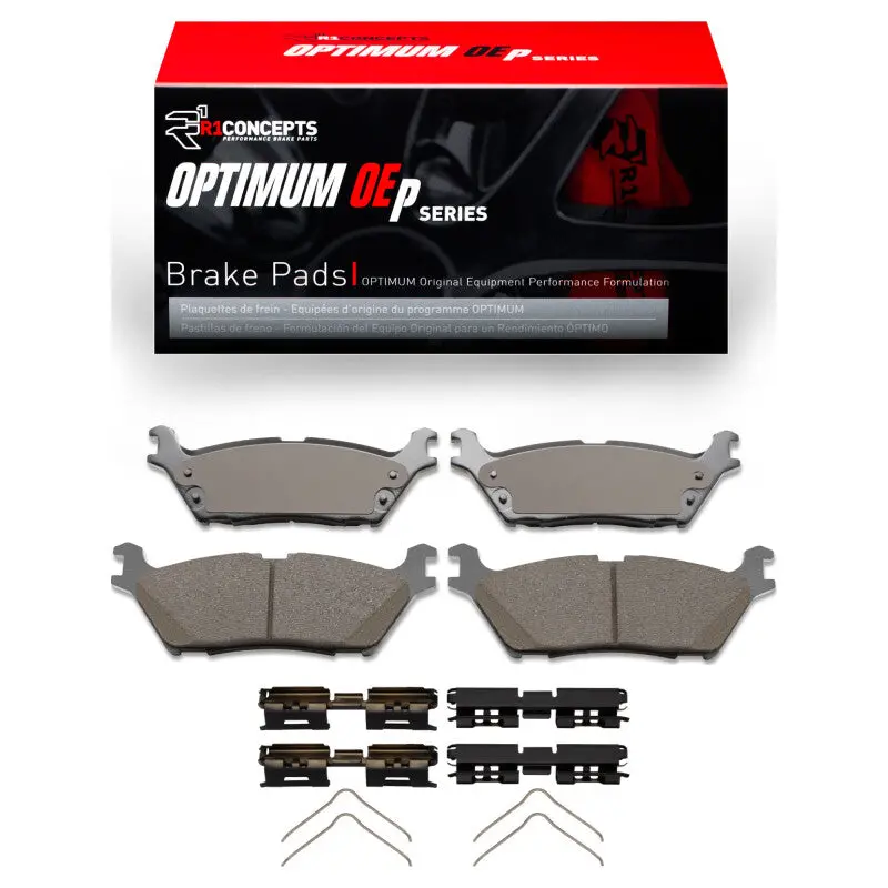 R1 22-25 Ford F-150 Lightning Rear Optimum Oe Pads & Hardware Kit 1