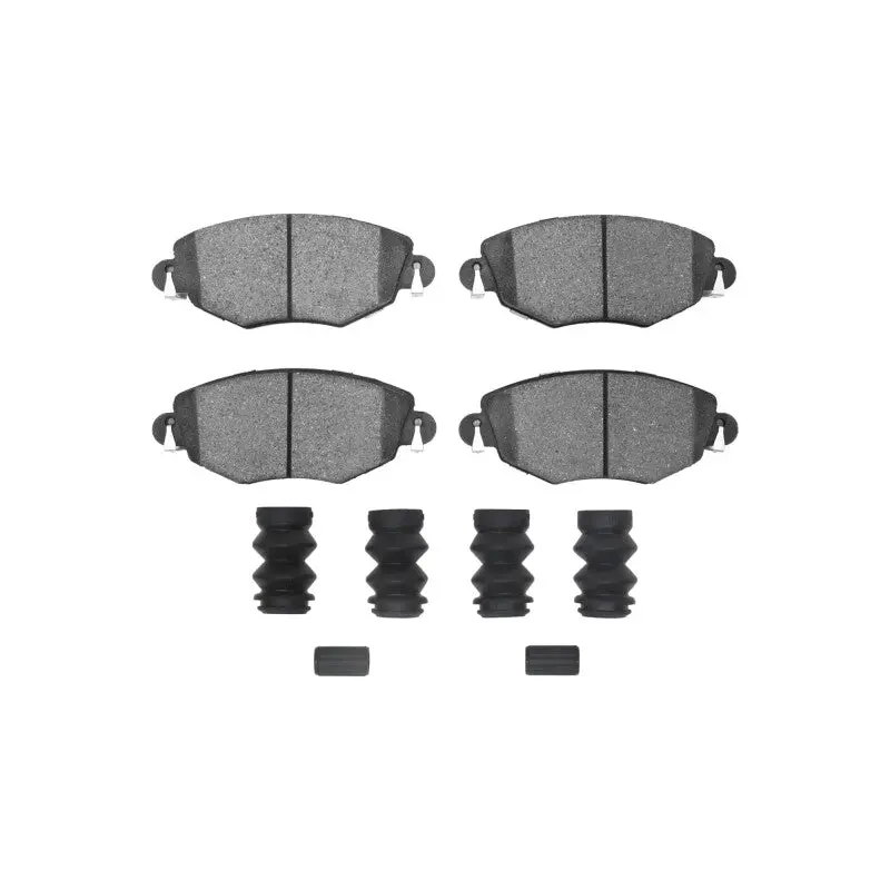 R1 01-08 Jaguar X-Type Front Euro Ceramic Brake Pads And Hardware Kit 1