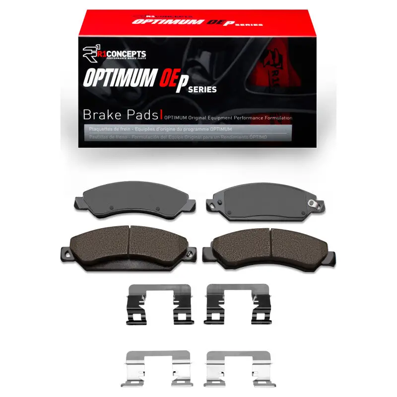 R1 05-08 Cadillac Escalade Esv Front Optimum Oe Pads & Hardware Kit 1