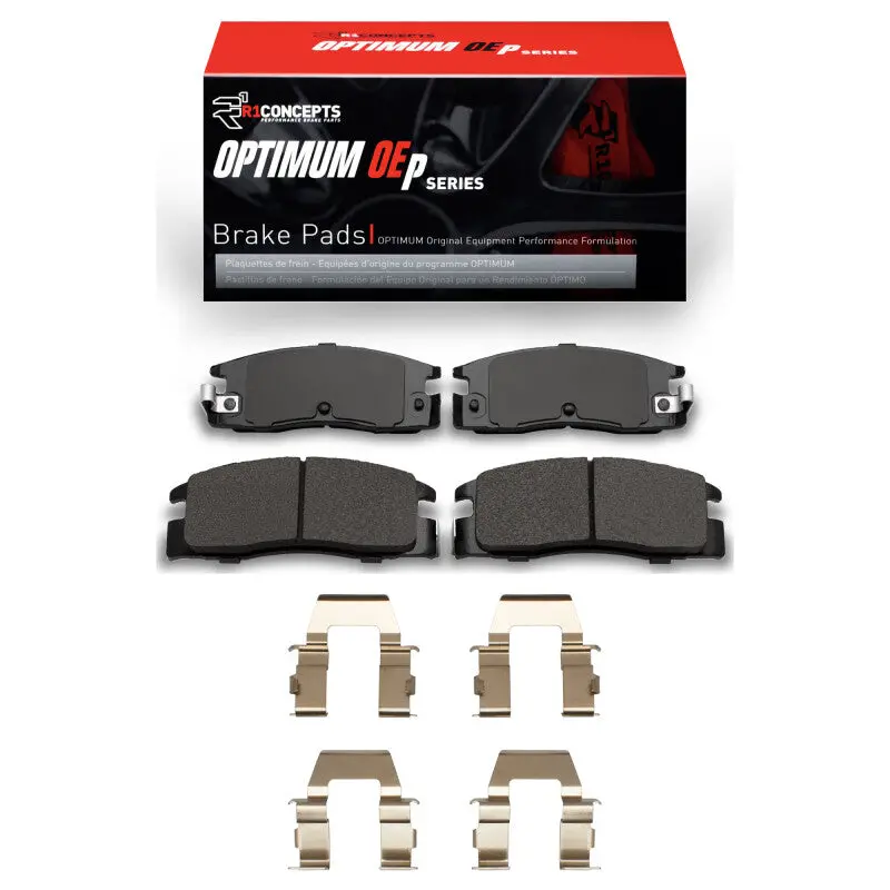 R1 1988-1995 Isuzu Pickup Rear R1 Optimum Oe Pads & Hardware Kit 1