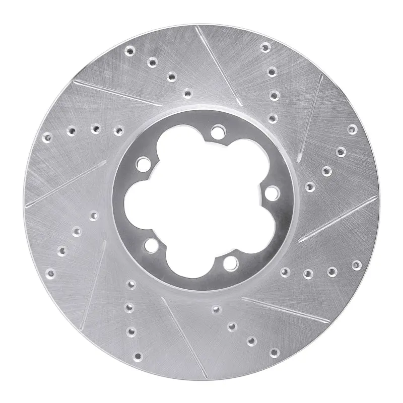 R1 15-25 Ford Transit-350 Hd/Drw Front Right Drilled & Slotted Silver Brake Rotor 1
