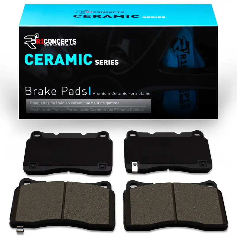 R1 10-16 Hyundai Genesis Coupe Front R1 Ceramic Brake Pads 1