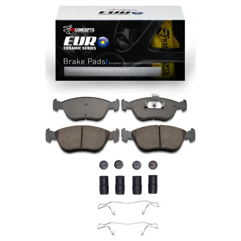 R1 93-04 Volvo 850 Front Euro Ceramic Pads & Hardware Kit 1