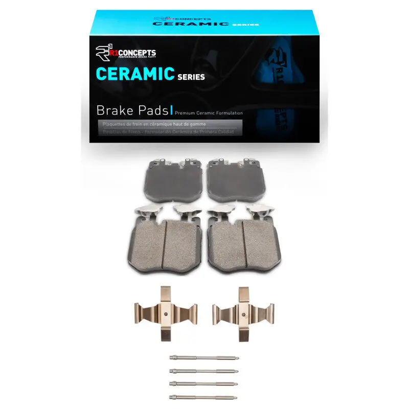 R1 2016-2025 Bmw 540I Front R1 Ceramic Pads & Hardware Kit 1