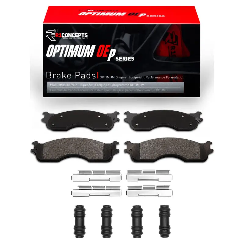 R1 04-04 Dodge Ram 1500 Pickup Front Optimum Oe Pads & Hardware Kit 1