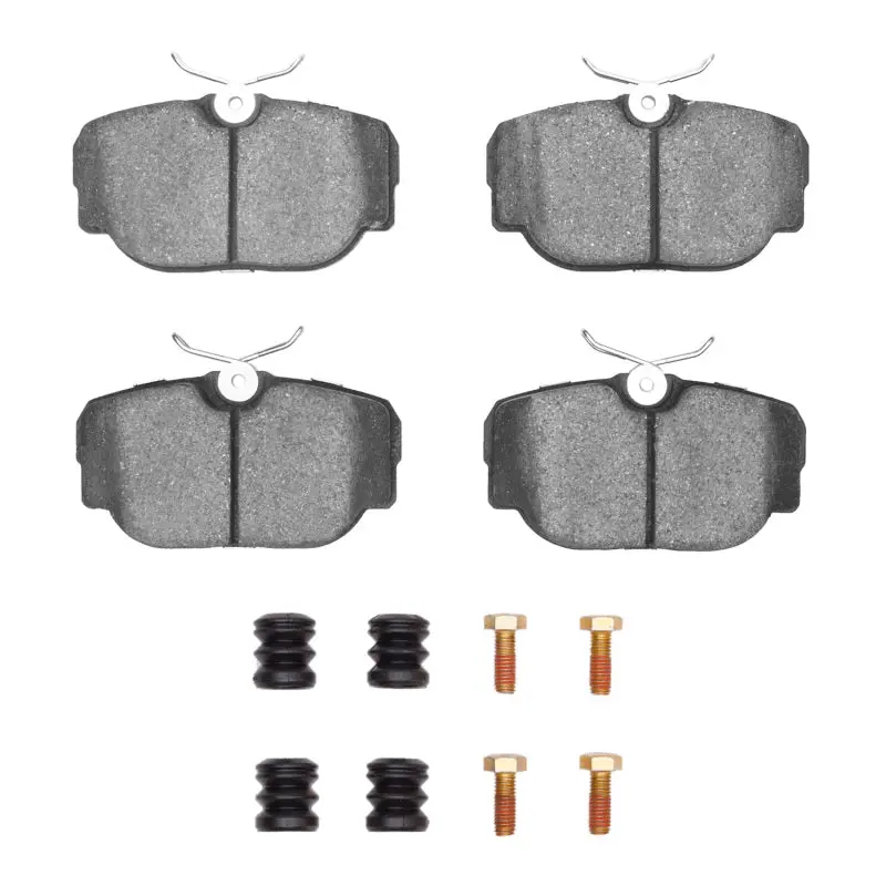 R1 83-91 Bmw 325Ix Front Semi Met Pads & Hardware Kit 1