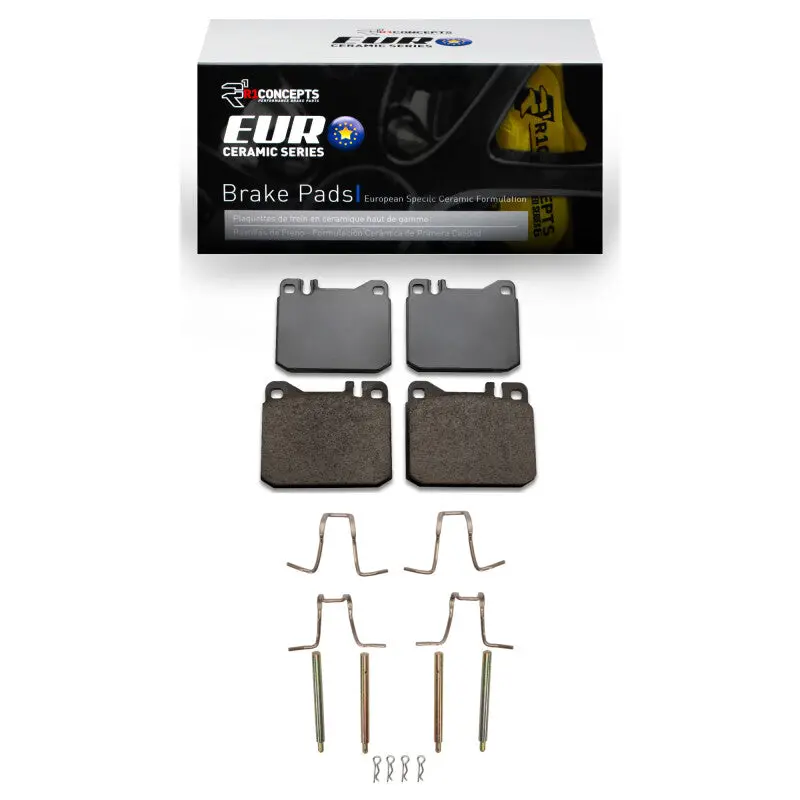 R1 1973-1979 Mercedes-Benz 300D Front R1 Euro Ceramic Pads & Hardware Kit 1