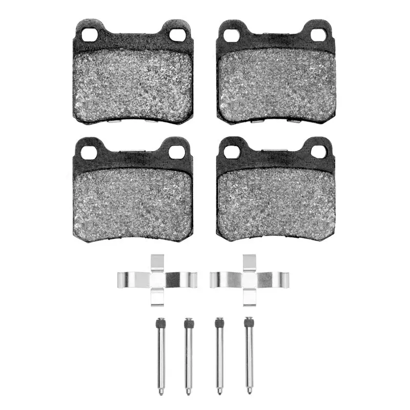 R1 1983-1995 Mercedes-Benz 260E Rear R1 Semi Met Pads & Hardware Kit 1