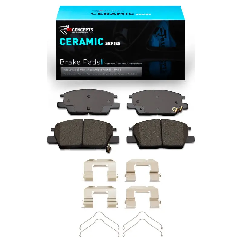 R1 16-22 Buick Encore Front Ceramic Brake Pads & Hardware Kit 1