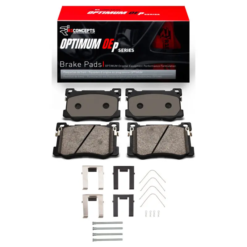 R1 15-20 Genesis G80 Front Optimum Oe Brake Pads & Hardware Kit 1