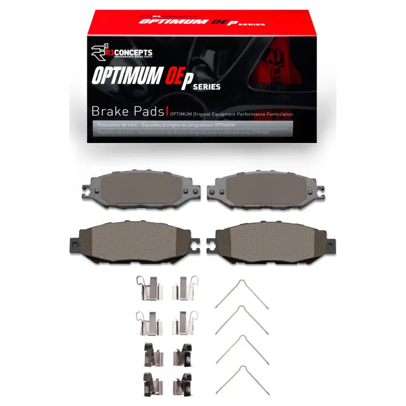 R1 93-00 Lexus Ls400 Rear Optimum Oe Pads & Hardware Kit 1