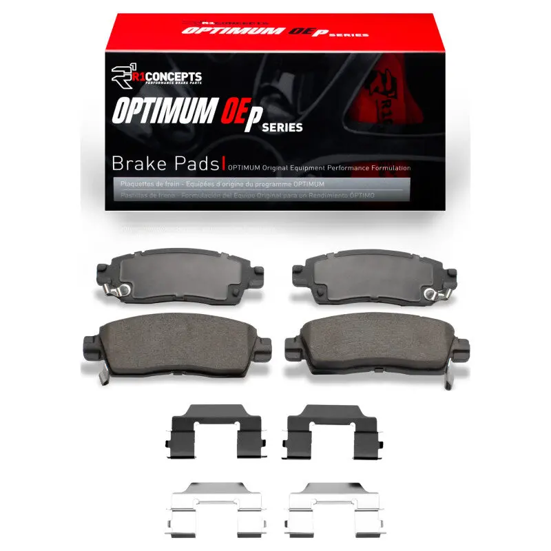R1 02-19 Buick Rainier Rear Optimum Oe Brake Pads & Hardware Kit 1