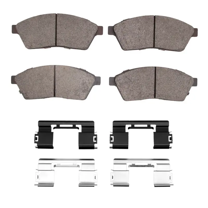 R1 10-16 Saab 9-4X Front Euro Ceramic Brake Pads And Hardware Kit 1