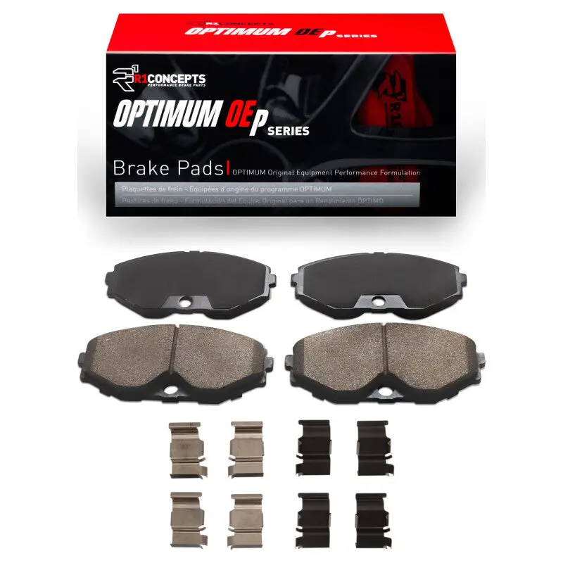 R1 90-95 Infiniti Q45 Front Optimum Oe Pads & Hardware Kit 1