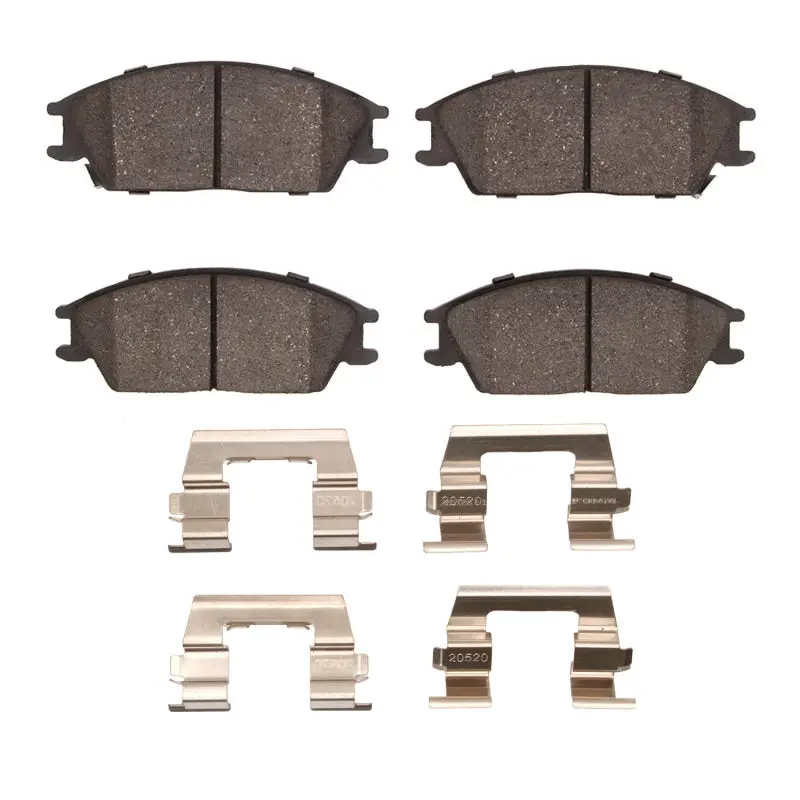 R1 87-06 Dodge Verna (Mexico) Front Semi Met Pads & Hardware Kit 1