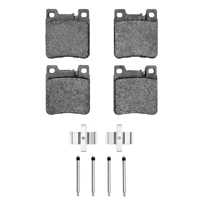 R1 92-09 Chrysler Crossfire Rear Optimum Oe Pads & Hardware Kit 1
