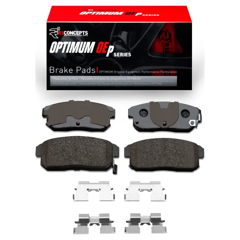 R1 00-06 Infiniti G20 Rear Optimum Oe Pads & Hardware Kit 1