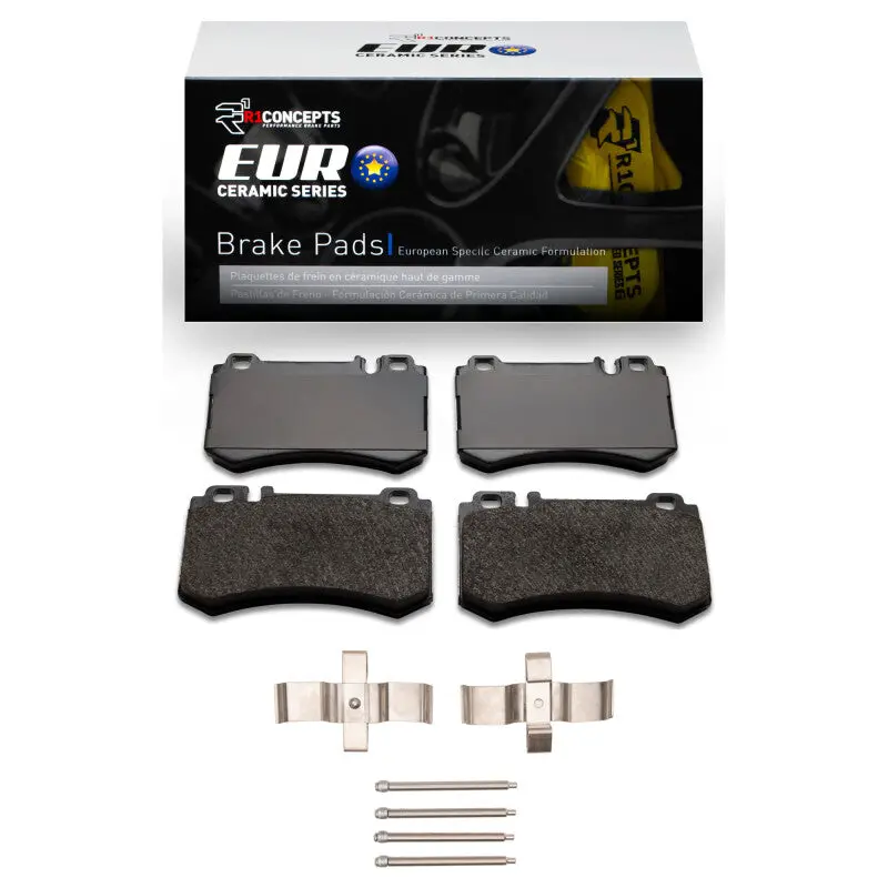 R1 03-11 Mercedes-Benz Cls55 Amg Rear Euro Ceramic Pads & Hardware Kit 1