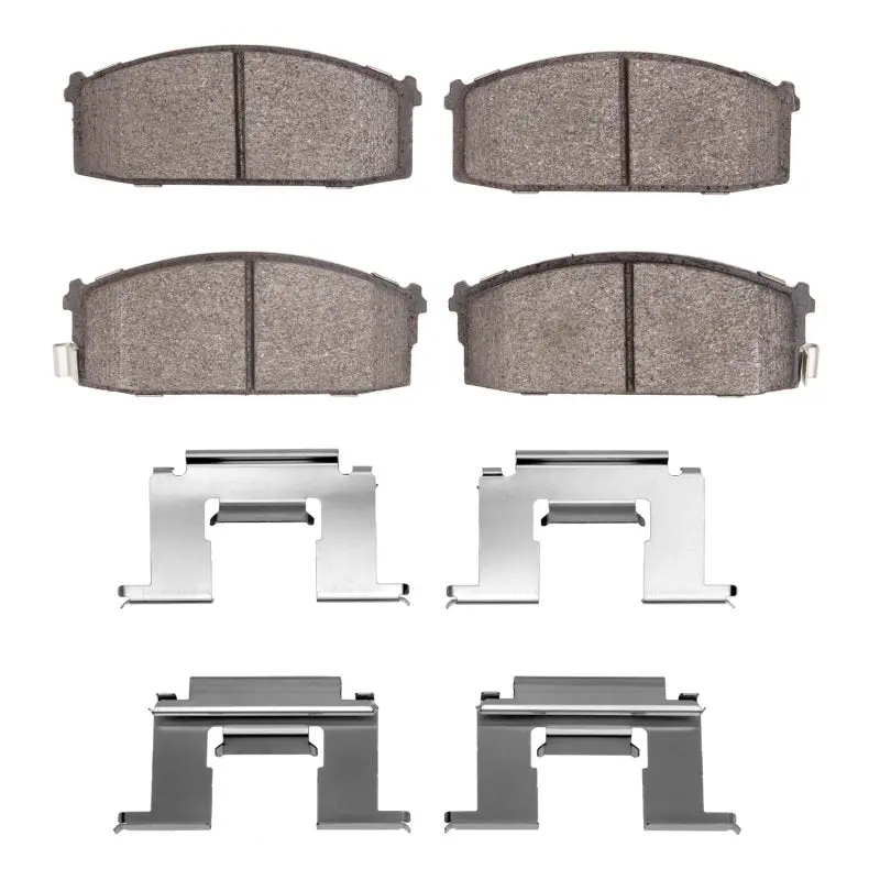 R1 86-86 Nissan Stanza Front Semi Met Pads & Hardware Kit 1