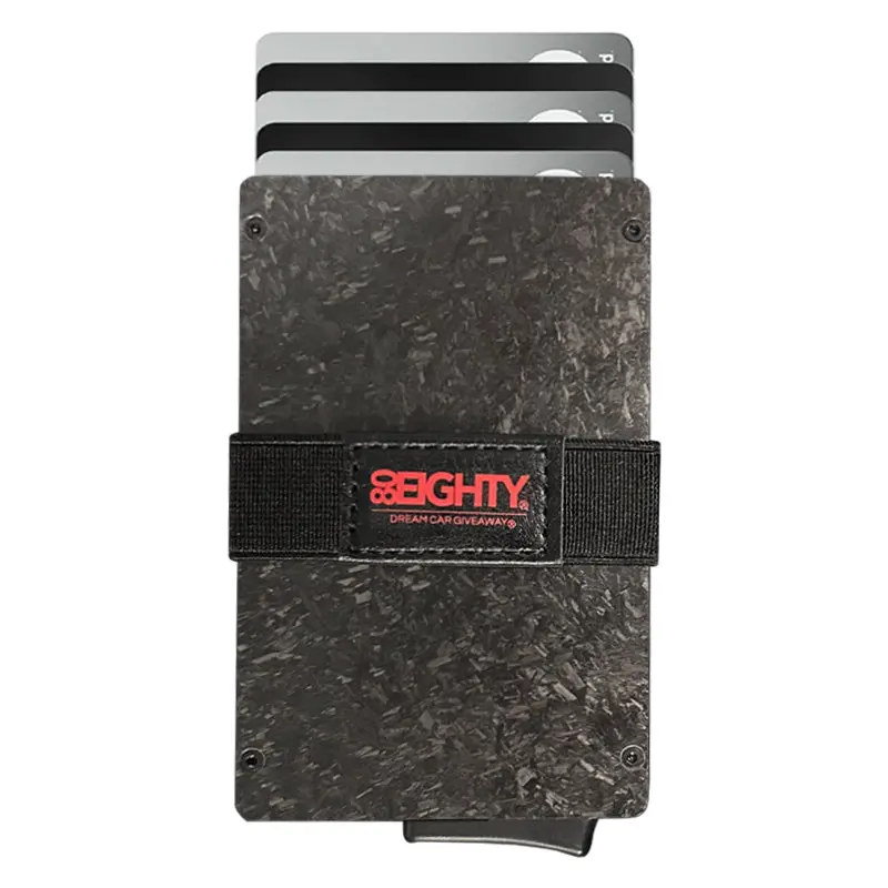 80Eighty® Minimalist Forged Carbon Wallet 1
