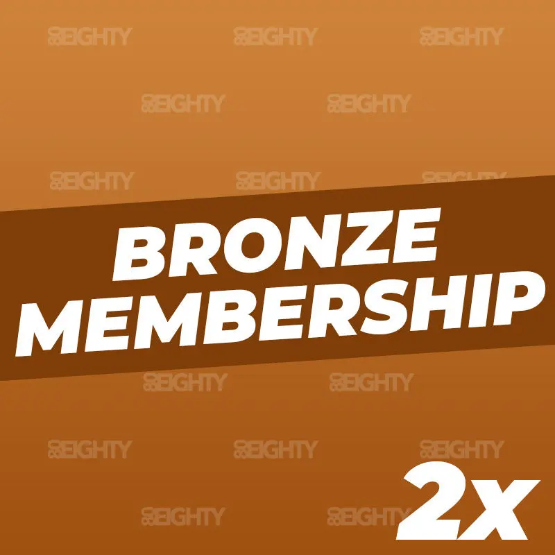 80Eighty® Bronze Membership 2X 1