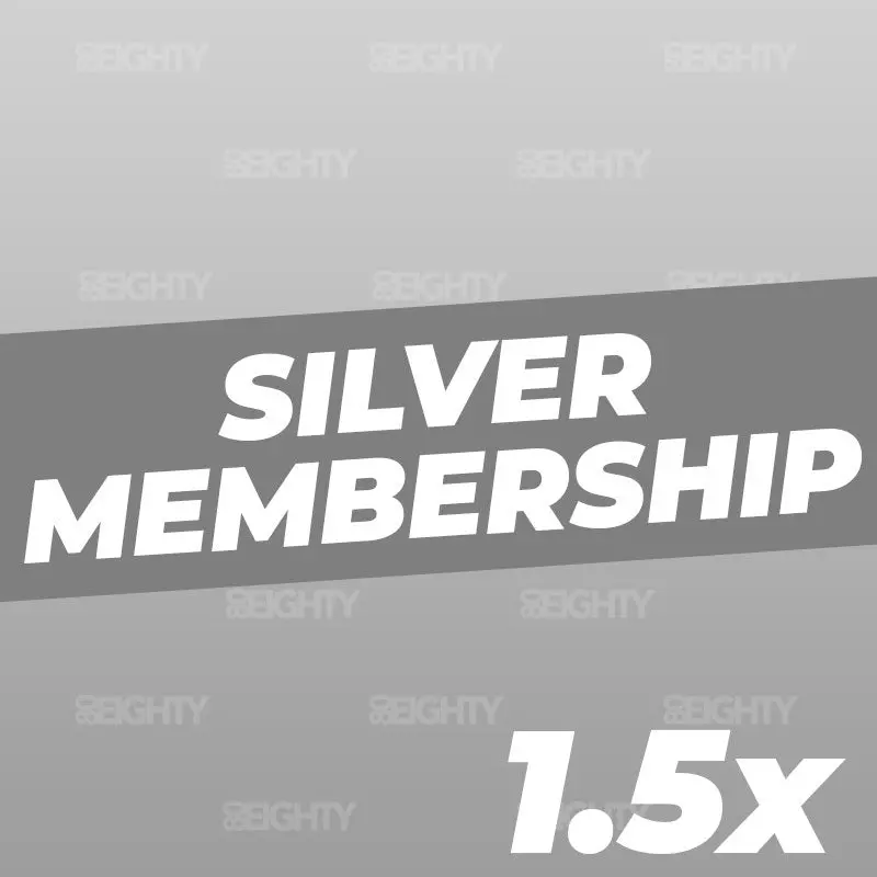 80Eighty® Silver Membership 1.5X 1
