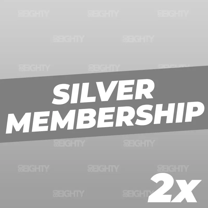 80Eighty® Silver Membership 2X 1