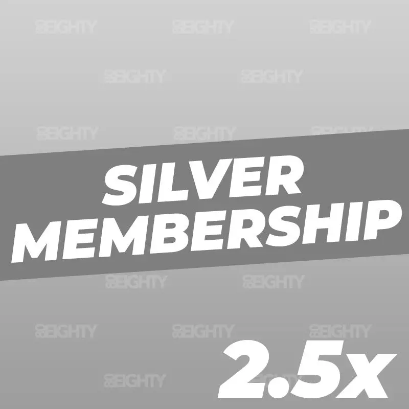 80Eighty® Silver Membership 2.5X 1