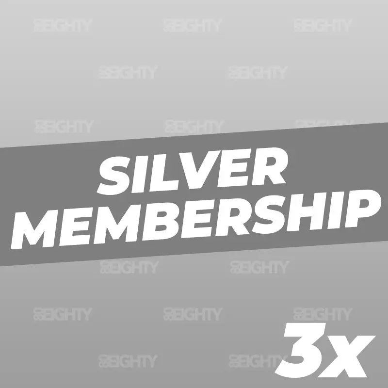 80Eighty® Silver Membership 3X 1