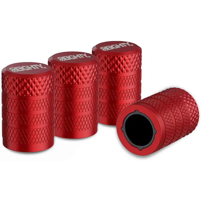 80Eighty® Red Valve Stem Caps 1