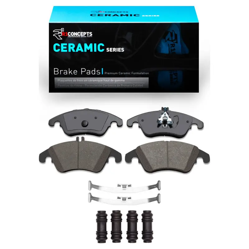 R1 2008-2020 Mercedes-Benz E550 Front R1 Ceramic Pads & Hardware Kit 1
