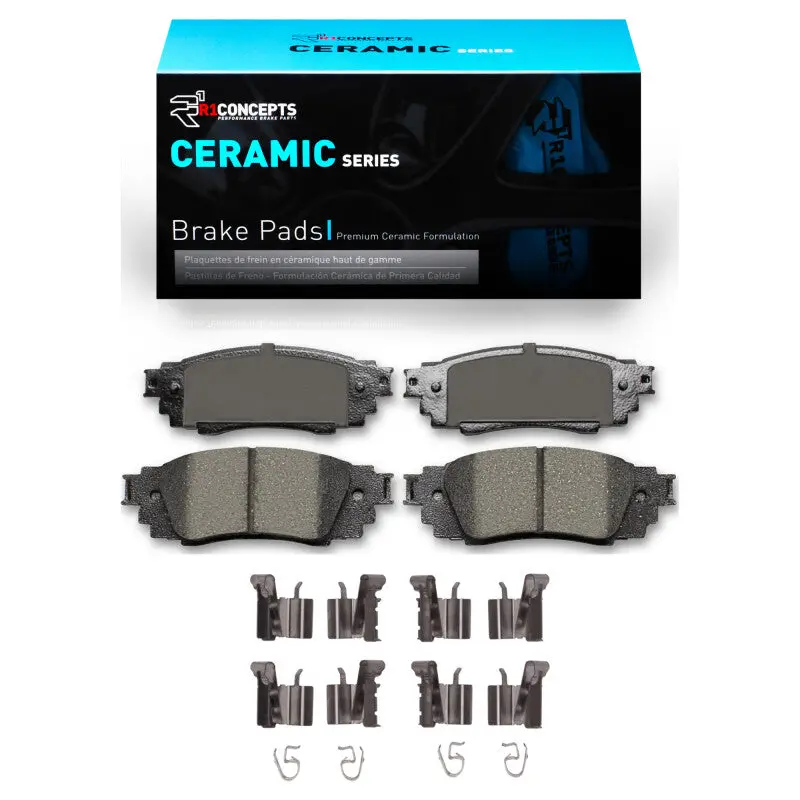 R1 2016-2025 Lexus Ux250h Rear R1 Ceramic Pads & Hardware Kit 1