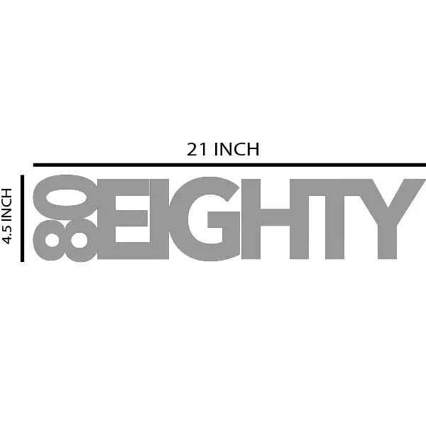 80Eighty® Decal 1