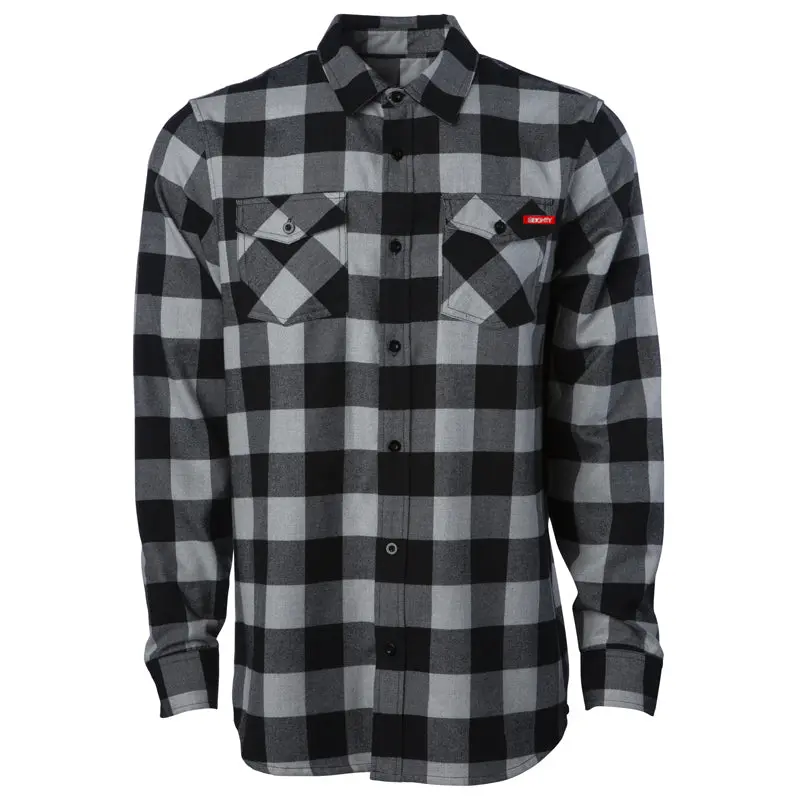 80Eighty® Gray-Black Flannel 1