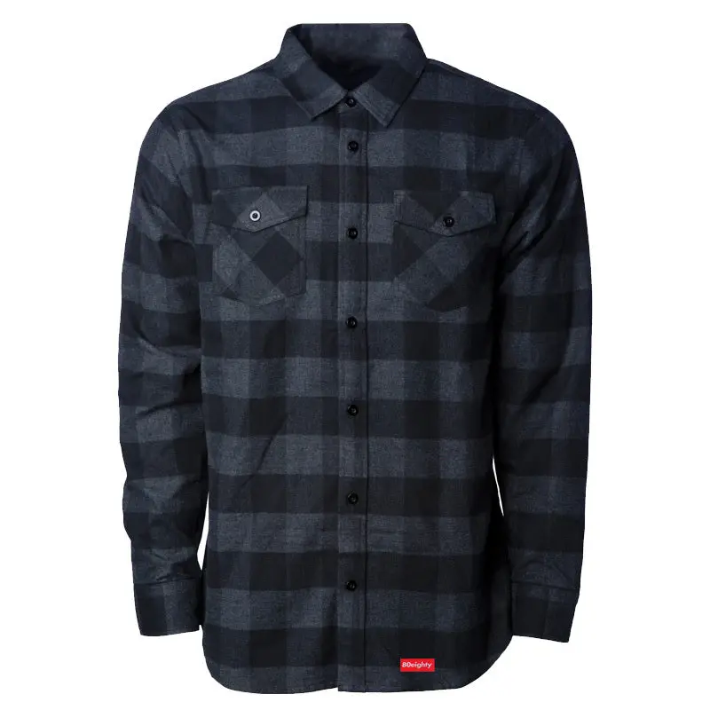 80Eighty® Charcoal-Black Flannel 1