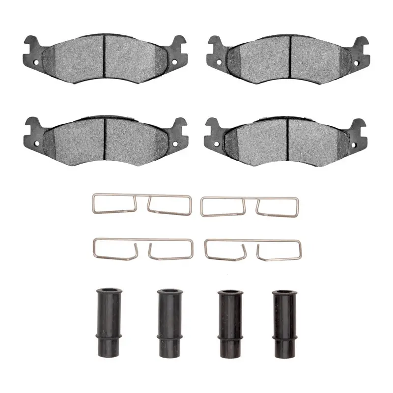 R1 92-06 Hummer H1 Front/Rear Semi Met Pads & Hardware Kit 1