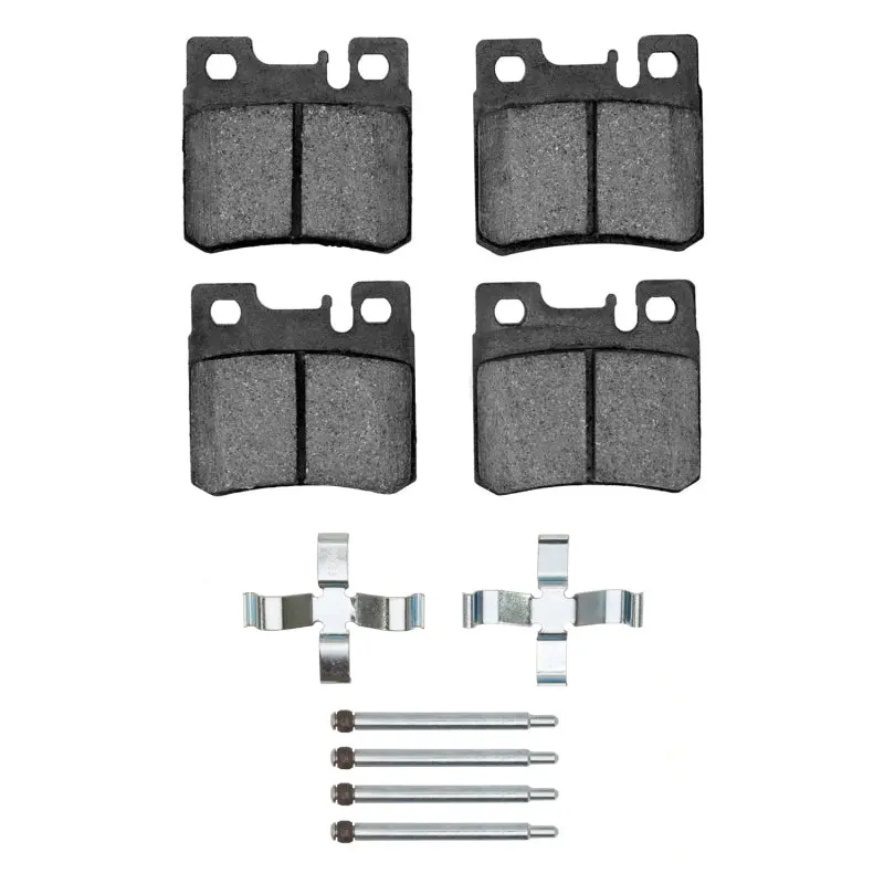 R1 93-95 Mercedes-Benz E320 Rear Semi Met Pads & Hardware Kit 1