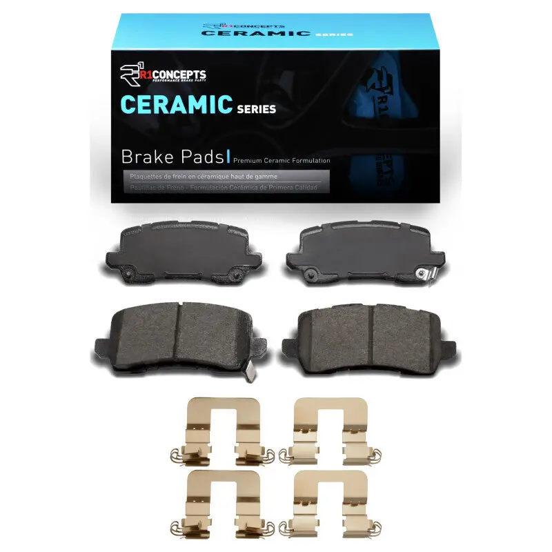 R1 2014-2020 Acura Rlx Rear R1 Ceramic Pads & Hardware Kit 1