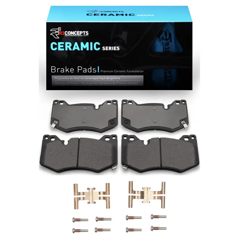 R1 2020-2025 Cadillac Ct5 Front R1 Ceramic Pads & Hardware Kit 1