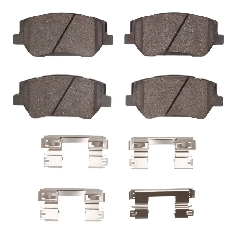 R1 -20 Hyundai Santa Fe Front Ceramic Pads & Hardware Kit 1